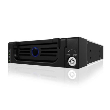 ICY BOX IB-138SK-B-II Adaptador de Rack Hot Swap para HDD/SSD SATA de 3,5 pulgadas en Negro